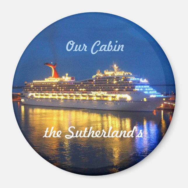 Imán Reflexiones de puerto personalizadas (Frente)