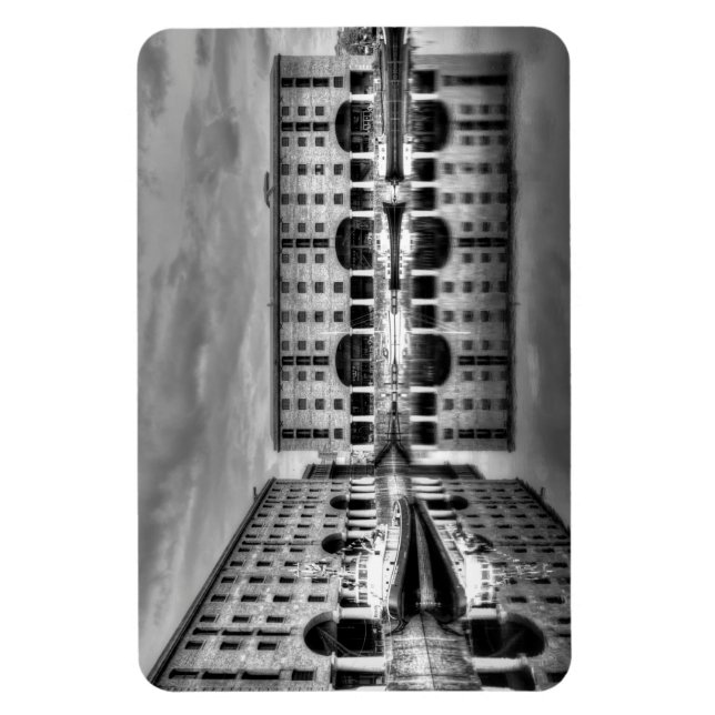 Imán Reflexiones del Liverpool de Albert Dock (Vertical)