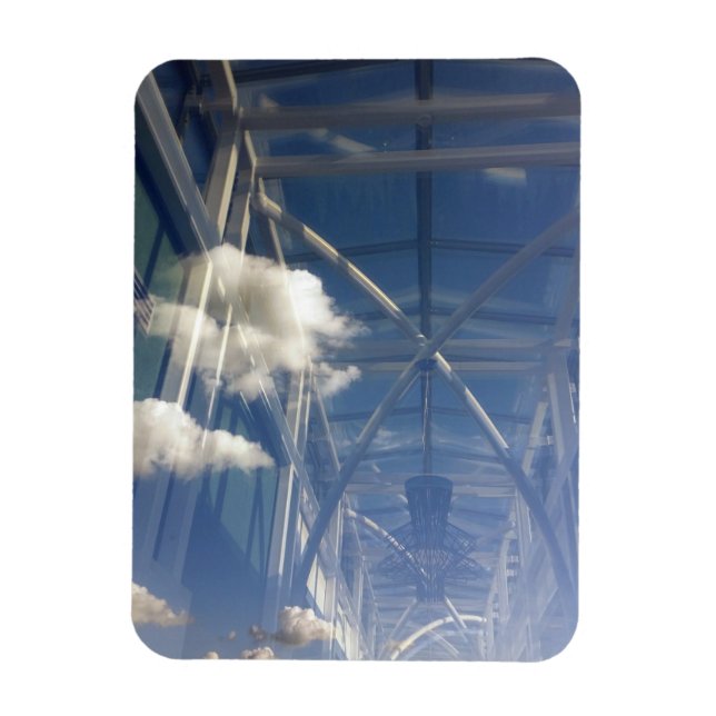 Imán reflexiones en la ventana (Vertical)