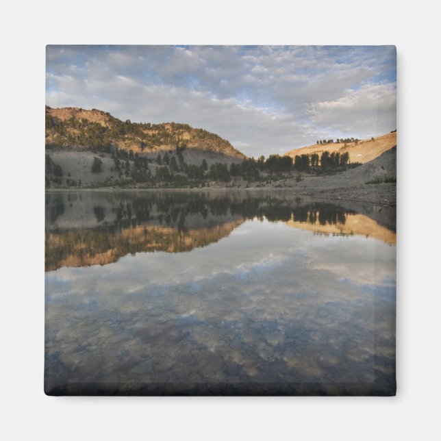 Imán Reflexiones sobre la puesta del sol en el lago Hel (Frente)