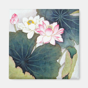 Imán refresque el arte chino de la mariposa de la flor