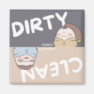 Imán Refrigeración por lavavajillas: gris y beige