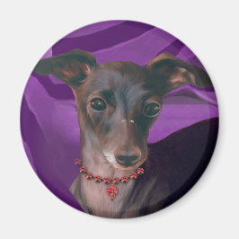 Imán Refrigerador Art Decó Greyhound Magnet