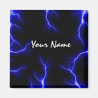 Imán Refrigerador Blue Lightning Magnet