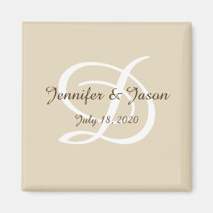 imán refrigerador boda personalizado