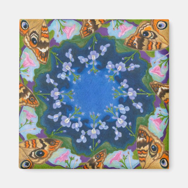 Imán Refrigerador Buckeye Butterfly (Frente)