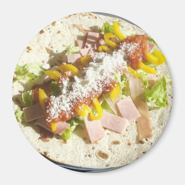 Imán Refrigerador Burrito Wrap (Frente)