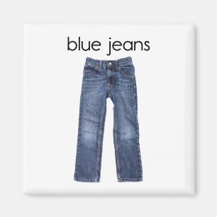 imán refrigerador de Blue Jeans