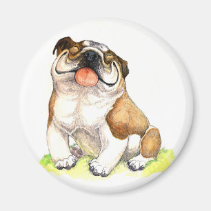 Imán Refrigerador de Bulldog inglés