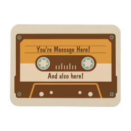 Imán Refrigerador de cinta de mensaje de personalizado