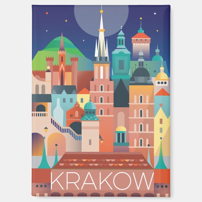 Imán Refrigerador de Cracovia (Anverso)