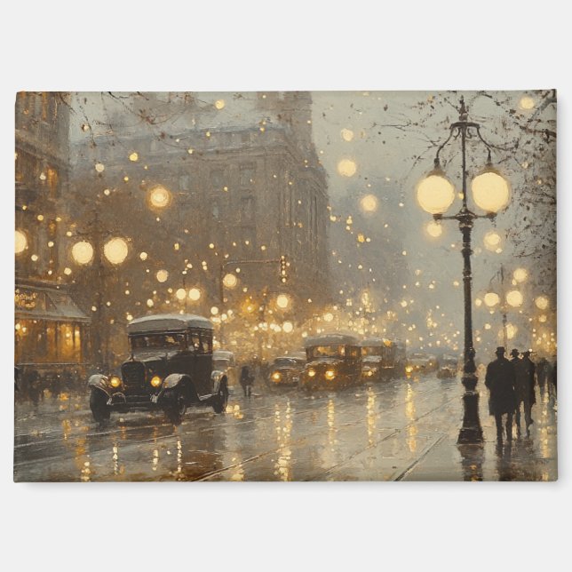 Imán Refrigerador de cristal de los años 1920 (Anverso)