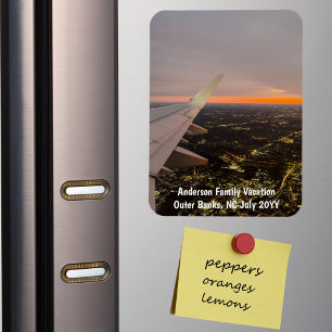 Imán Refrigerador de Fotos de Vacaciones Familiares Per