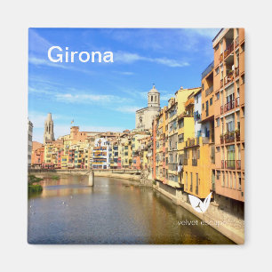 Imán Refrigerador de Girona por Velvet Escape