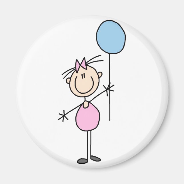 Imán Refrigerador de la figura del stick (Frente)