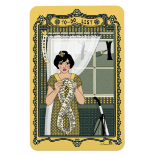 Imán Refrigerador de lista de tareas pendientes_C_4x6