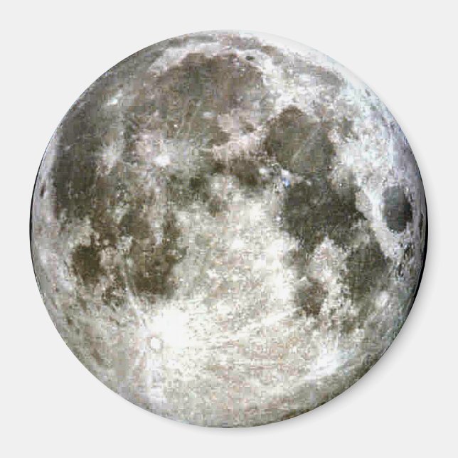 Imán Refrigerador de luna llena (Frente)