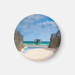 Imán Refrigerador de Miami White Beach