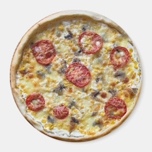 Imán Refrigerador de Pepperoni Cheese Pizza Magnet