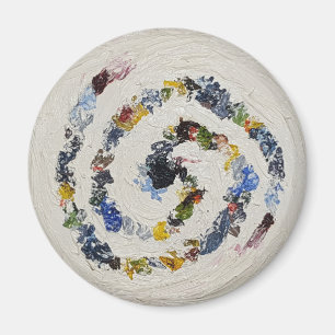 Imán Refrigerador espiral colorido