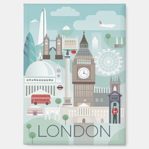 Imán Refrigerador magnate de Londres