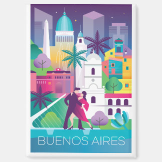 Imán Refrigerador Magnet de Buenos Aires