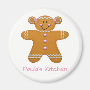 Imán ¡Refrigerador Magnet~Personalize del chica del pa
