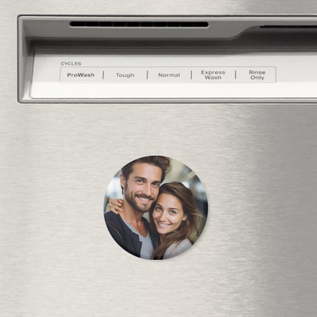 Imán Refrigerador personalizado de foto de personalizad (In situ (lavavajillas))