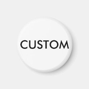 Imán Refrigerador personalizado Personalizado en blanco