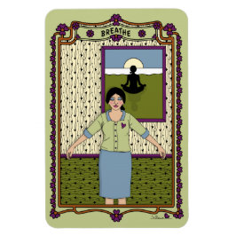 Imán Refrigerador Refrigerador Breathe_A_4x6