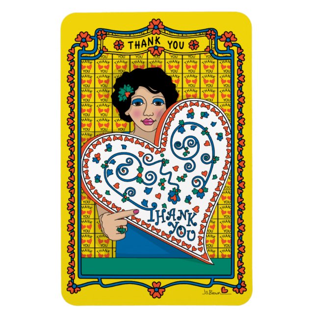 Imán Refrigerador Thank You_B_4x6 (Vertical)