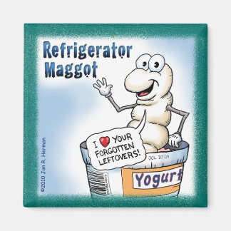 Imán Refrigerator Maggot Magnet