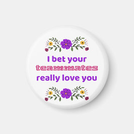 Imán Refrigerator Magnet Hockey Gift Teammates 