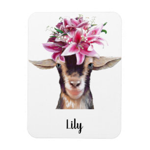 Imán Refrigerator Magnet Lily the Goat