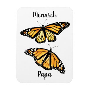 Imán Refrigerator Magnet Monarch Papa