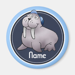 Imán Refrigerator Magnet, Name Template, Walrus