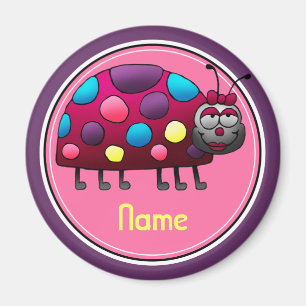 Imán Refrigerator Magnet, plantilla de nombre, batido d