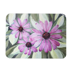 Imán Refrigerator Magnet Purple Coneflowers