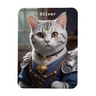 Imán Regal Knight American Shorthair Cat Majestic
