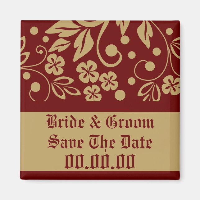 Imán Regal Save The Date Magnets (Frente)