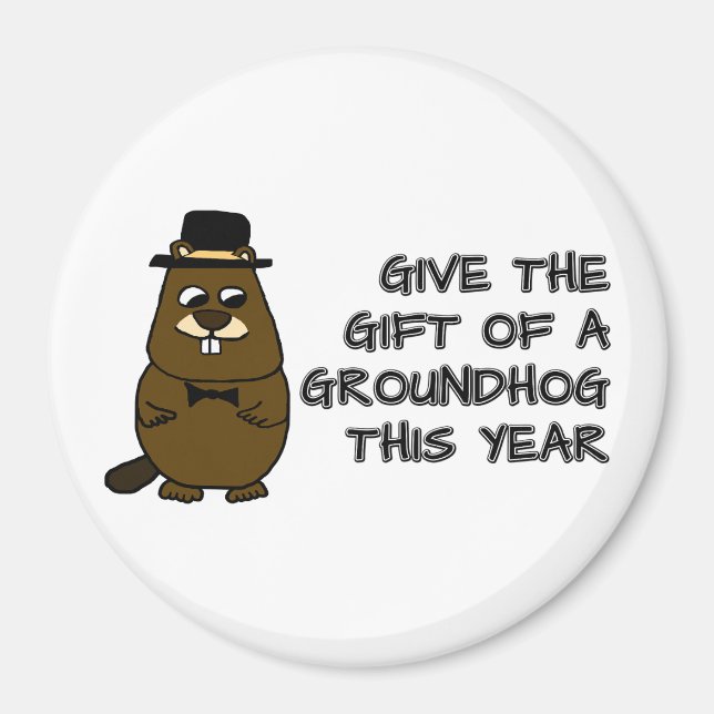 Imán Regale un Groundhog este año (Frente)