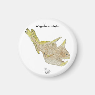 Imán Regaliceratops Greg Paul del dinosaurio