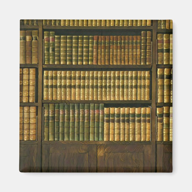 Imán Regalo bibliotecario de Guay (Frente)