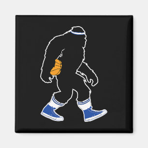Imán Regalo Bigfoot Retro Bysketbyll Para Creyente De S