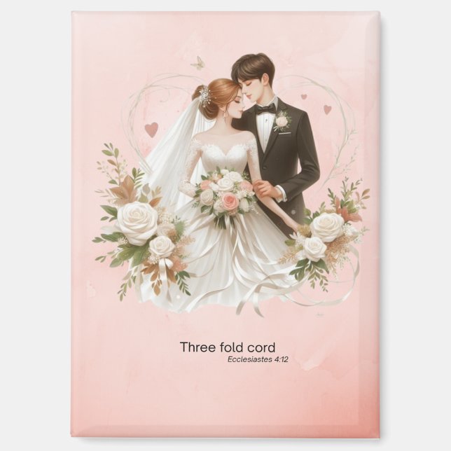 Imán Regalo Boda único (Anverso)