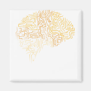 Imán Regalo cerebral superhumano de neurociencia