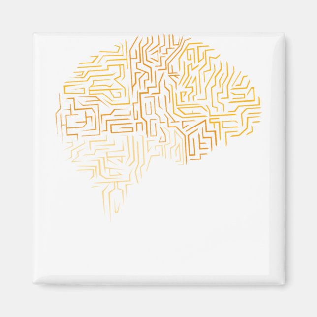 Imán Regalo cerebral superhumano de neurociencia (Frente)