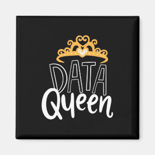 Imán Regalo científico Orgullosa Reina de datos