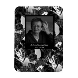 Imán Regalo conmemorativo de recuerdo en foto en blanco