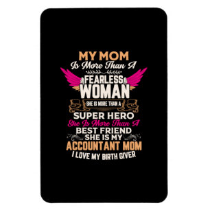 Imán Regalo contable   Ella Es Mi Mamá Contadora